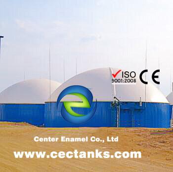 Glass - Fused - To - Steel Tank / Biogas Storage Tank With High Airtightness 0