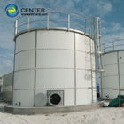 Smooth Bolted Steel Dry Bulk Storage Silos With Aluminum Deck Roof