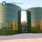 Stainless Steel Bolted Grain Storage Silos Installed For Dry Bulk Storage