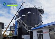 PH 3~11 Glass Lined Steel Bolted Industrial Liquid Tanks For Wastewater Anaerobic Digestions