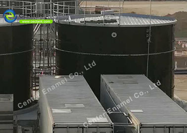 100 000 Gallon Glass Fused To Steel Leachate Storage Tanks With 30 Years Service Life