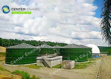Food Grade Glass Fused To Steel Agricultural Grain Storage  Silos For Farm Plant