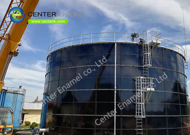 High Air Tightness Glass Fused To Steel Biogas Tanks With Capacity From 20m3 - 20000m3