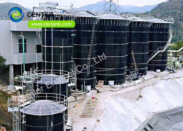 BSCI Anti - Adhesion Stainless Steel Bolted Tanks / Grain Storage Silos