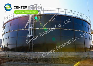50000 Gallons Stainless Steel Farm Irrigationl Water Tanks With Aluminum Alloy Trough Deck Roofs
