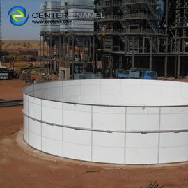 Eco - Friendly Grain Storage Silos Glass Fused To Steel And Stainless Steel Dry Bulk Storage Tank