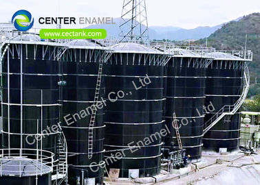 Bolted Steel Fire Water Tank With Aluminum Alloy Trough Deck Roofs