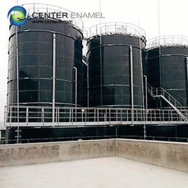 18000m3 Sludge Water Holding Tanks , Glass Fused To Steel Water Storage Tanks 