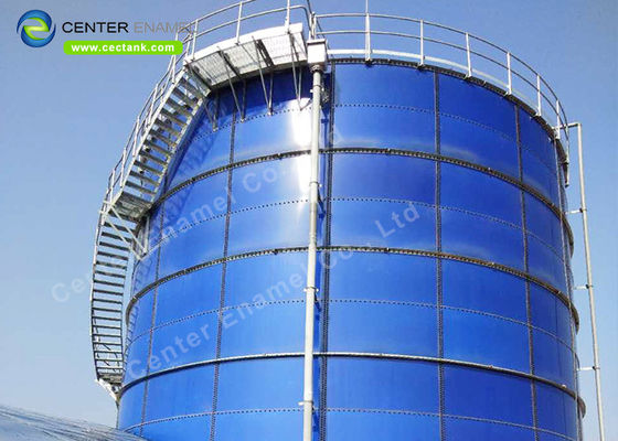 Porcelain Enamel Industrial Liquid Storage Tanks With Convenient Installation
