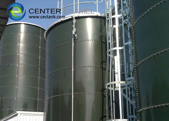 Glass Lined Steel Anaerobic Digester Tank For Livestock Waste Treatment