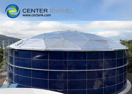 Glass Fused To Steel Biogas Storage Tank Double Coating