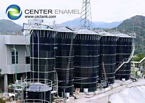 Porcelain Enamel Industrial Liquid Storage Tanks For Raw Drinking Water