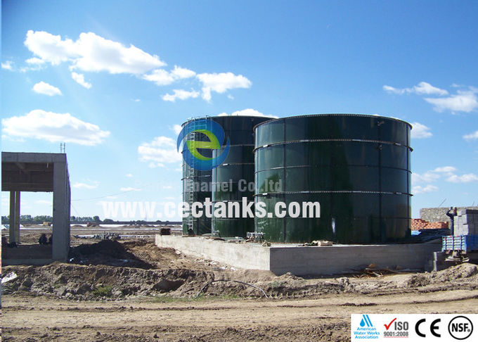 Glass Coated Steel 5000m3 Biogas Storage Tank Durable and Expandable 1