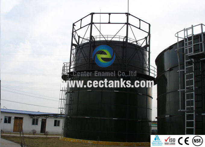 6.0Mohs Hardness Glass Fused Steel Tanks With Superior Chemical Resistance 0