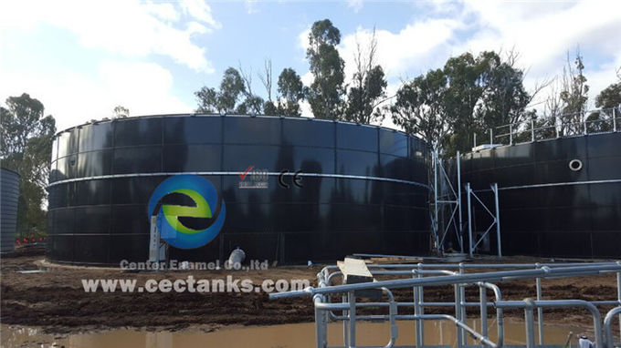 Double Enamel Coating Glass Lined Water Storage Tanks Excellent Aid and Alkali Resistance 0